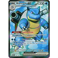 184 / 165 Blastoise ex Rara Segreta foil (IT) -NEAR MINT-