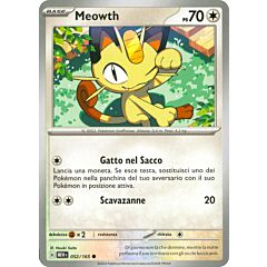 052 / 165 Meowth Comune normale (IT) -NEAR MINT-