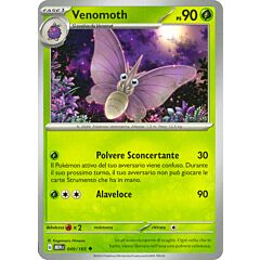 049 / 165 Venomoth Non Comune normale (IT) -NEAR MINT-