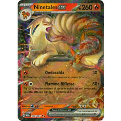 038 / 165 Ninetales ex Rara ex foil (IT) -NEAR MINT-
