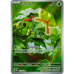 172 / 165 Caterpie Rara Segreta foil (IT) -NEAR MINT-