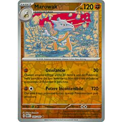 105 / 165 Marowak Rara foil reverse (IT)