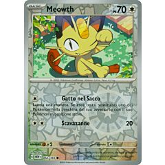 052 / 165 Meowth Comune foil reverse (IT)