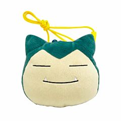 Plush Peluche portamonete a tracolla con chiusura a clip Snorlax (JP)