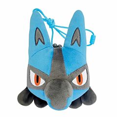 Plush Peluche portamonete a tracolla con chiusura a clip Lucario (JP)