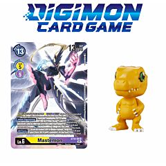 Adventure Box Limited Edition Alternate Art Promo Mastemon + figure Agumon (EN)