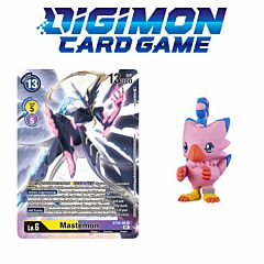 Adventure Box Limited Edition Alternate Art Promo Mastemon + figure Biyomon (EN)