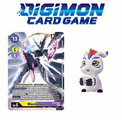 Adventure Box Limited Edition Alternate Art Promo Mastemon + figure Gomamon (EN)