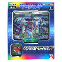 AB02 Digimon Adventure Box 2 Promo Green Memory Boost + figure Tyrannomon (EN)