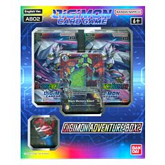 AB02 Digimon Adventure Box 2 Promo Black Memory Boost + figure Tyrannomon (EN)