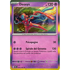 074 / 182 Deoxys Rara foil (IT) -NEAR MINT-