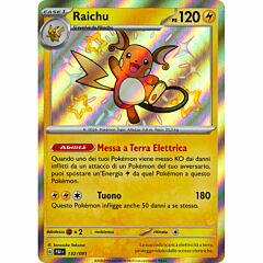 132 / 091 Raichu Rara Shiny foil (IT) -NEAR MINT-