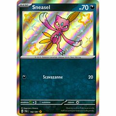 182 / 091 Sneasel Rara Shiny foil (IT) -NEAR MINT-