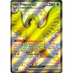 221 / 091 Pidgeot ex Rara Segreta Full Art foil (IT) -NEAR MINT-