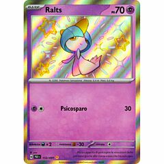 153 / 091 Ralts Rara Shiny foil (IT) -NEAR MINT-