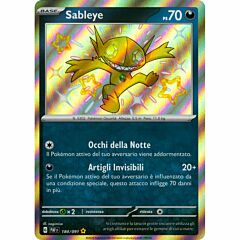 184 / 091 Sableye Rara Shiny foil (IT) -NEAR MINT-