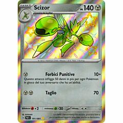 191 / 091 Scizor Rara Shiny foil (IT) -NEAR MINT-