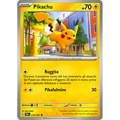 018 / 091 Pikachu Comune normale (IT) -NEAR MINT-