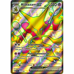 215 / 091 Alakazam ex Rara Segreta Full Art foil (IT) -NEAR MINT-