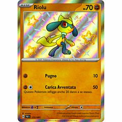 173 / 091 Riolu Rara Shiny foil (IT) -NEAR MINT-