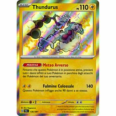 139 / 091 Thundurus Rara Shiny foil (IT) -NEAR MINT-