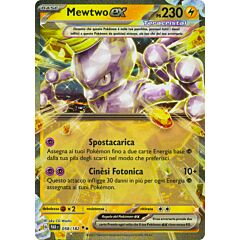 058 / 182 Mewtwo ex Rara Ex foil (IT) -NEAR MINT-