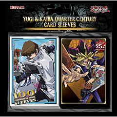 Yugi e Kaiba Quarter Century pacchetto da 100 proteggi carte mini (EN)