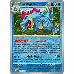 041 / 162 Feraligatr Rara foil reverse (IT)