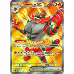 187 / 162 Incineroar ex Rara Segreta foil (IT)