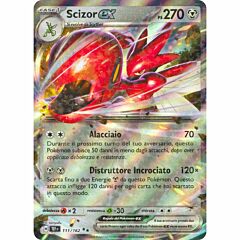 111 / 162 Scizor ex Rara Ex foil (IT)