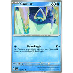 037 / 182 Snorunt Comune normale (IT) -NEAR MINT-