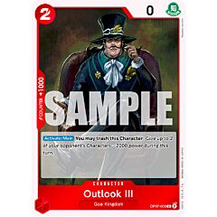 OP07-003 Outlook III rare foil (EN) -NEAR MINT-