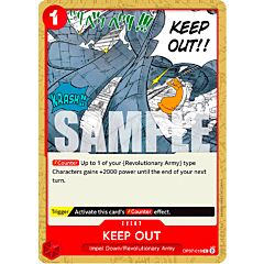 OP07-018 KEEP OUT common normal (EN) -NEAR MINT-