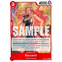 OP07-010 Baccarat rare foil (EN) -NEAR MINT-