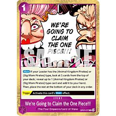 OP07-077 We're Going to Claim the One Piece!!! rare foil (EN) -NEAR MINT-