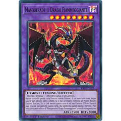 RA02-IT022 Masquerade il Drago Fiammeggiante Super Rara 1a Edizione (IT) -NEAR MINT-