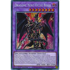 RA02-IT021 Dragone Nero Occhi Rossi Rara Segreta 1a Edizione (IT) -NEAR MINT-