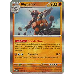 076 / 142 Rhyperior Rara foil (IT) -NEAR MINT-