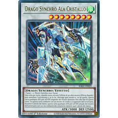 RA02-IT029 Drago Synchro Ala Cristallo Ultra Rara 1a Edizione (IT) -NEAR MINT-