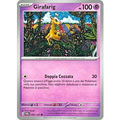 083 / 167 Girafarig Comune normale (IT) -NEAR MINT-