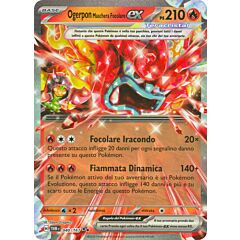 040 / 167 Ogerpon Maschera Focolare ex Rara Ex foil (IT) -NEAR MINT-