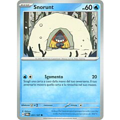 051 / 167 Snorunt Comune normale (IT) -NEAR MINT-