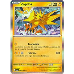 065 / 167 Zapdos Rara foil (IT) -NEAR MINT-