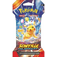 Scarlatto e Violetto Scintille Folgoranti busta 10 carte Artwork Pikachu (IT)