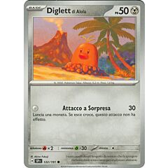 122 / 191 Diglett di Alola Comune normale (IT) -NEAR MINT-