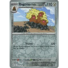 123 / 191 Dugtrio di Alola Non Comune foil reverse (IT) -NEAR MINT-