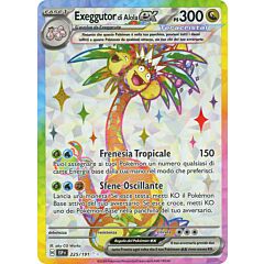 225 / 191 Exeggutor di Alola ex Rara Segreta foil (IT) -NEAR MINT-