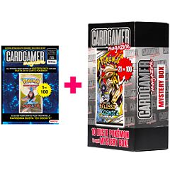 Rivista Cardgamer Magazine n.34/06 + Mystery Box 10 buste Pokemon assortite con possibilita' di trovare 1 Busta Eclissi Cosmica 1 ogni 5 Mystery Box