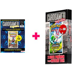 Rivista Cardgamer Magazine n.34/07 + Mystery Box 2 buste Pokemon assortite con possibilita' di trovare 1 Busta Legami Inossidabili 1 ogni 100 Mystery Box