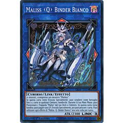 CRBR-IT019 Maliss Q Binder Bianco Super Rara 1a Edizione (IT) -NEAR MINT-